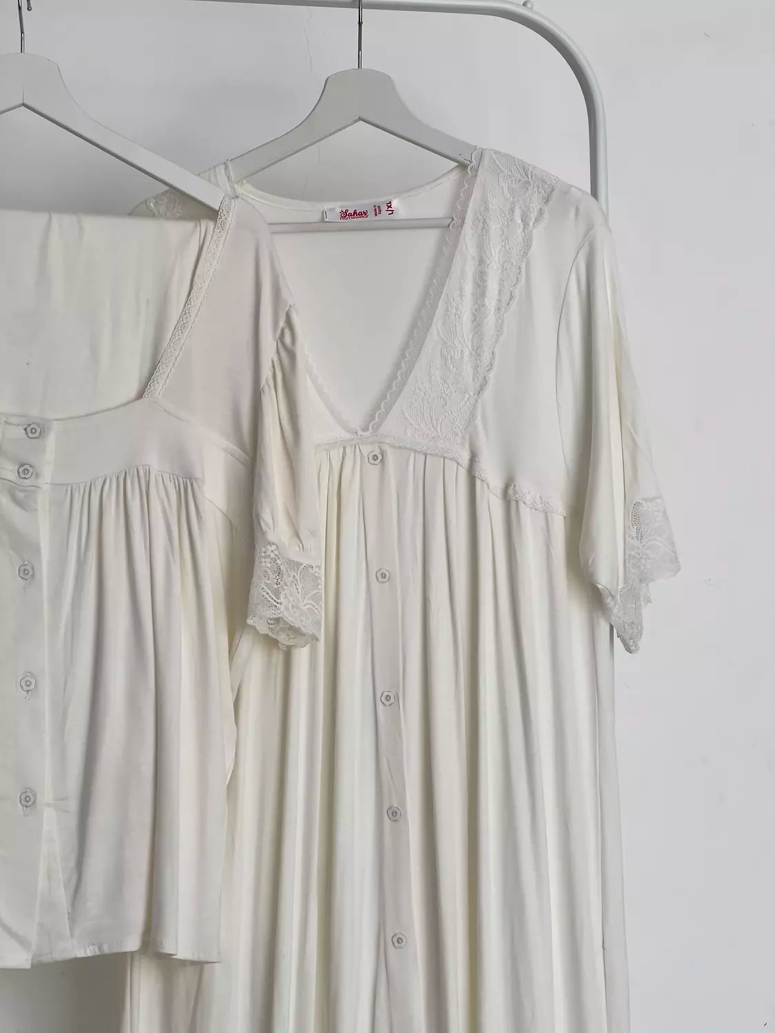 White Lace Nightgown