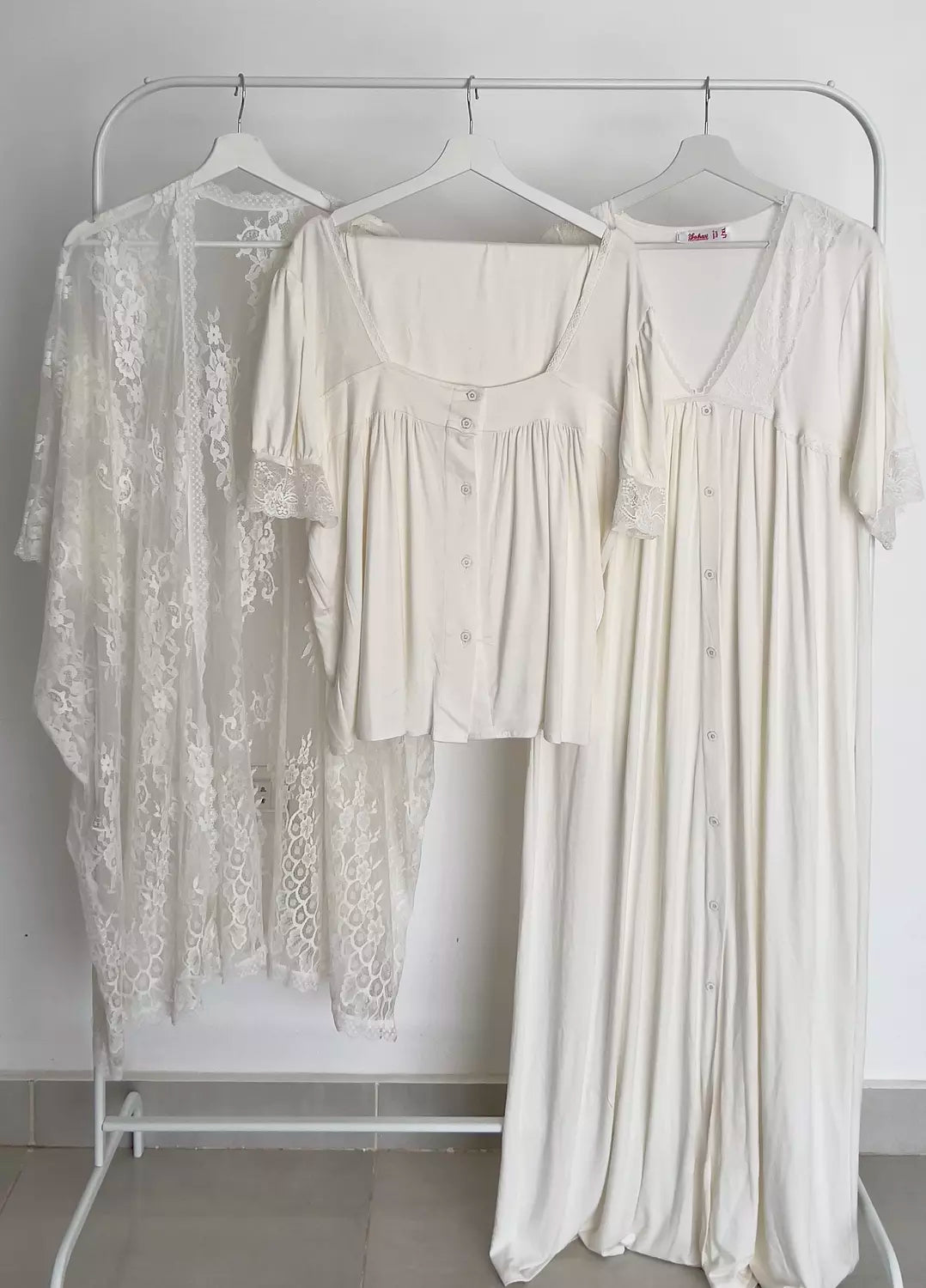 White Lace Nightgown