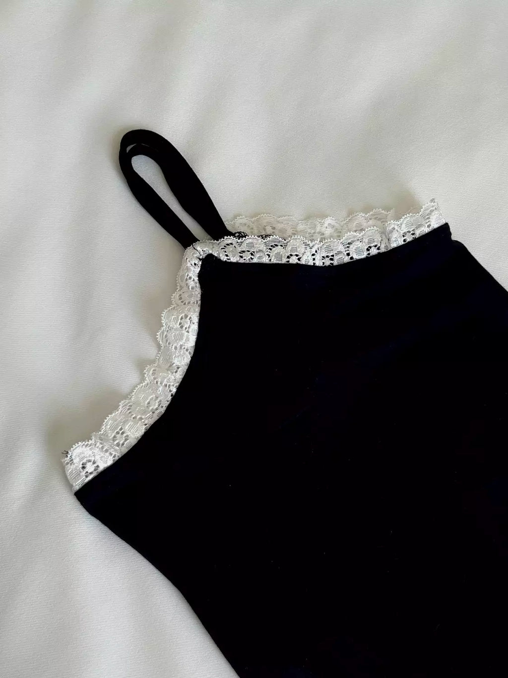 Black & White Lace Pyjamas