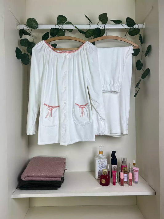 Satin Bow Pyjamas