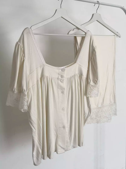 White Lace Pyjamas