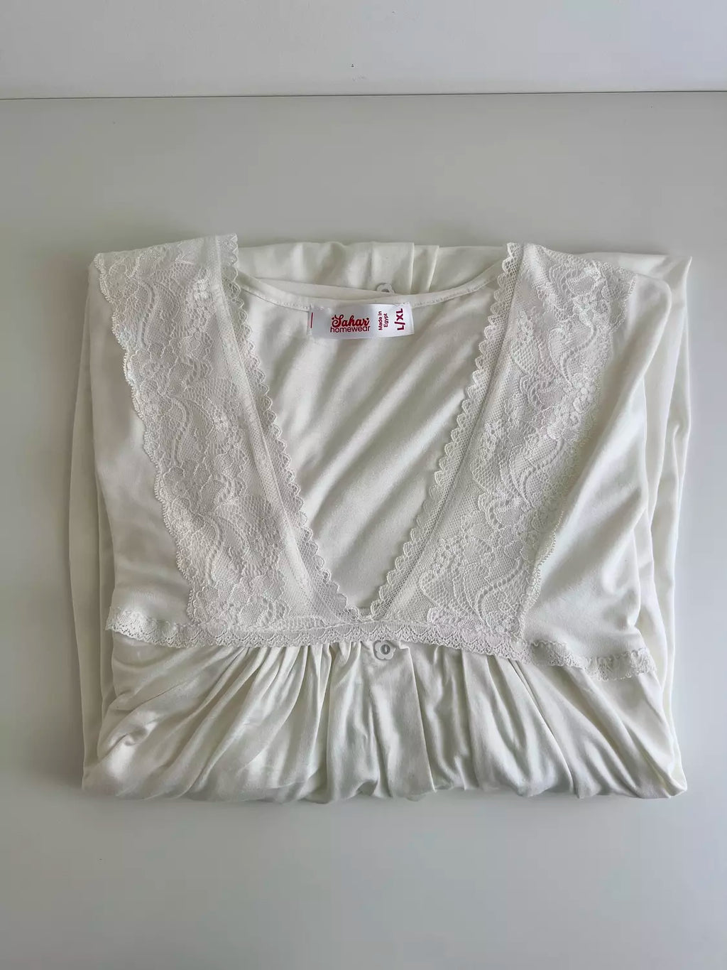 White Lace Nightgown