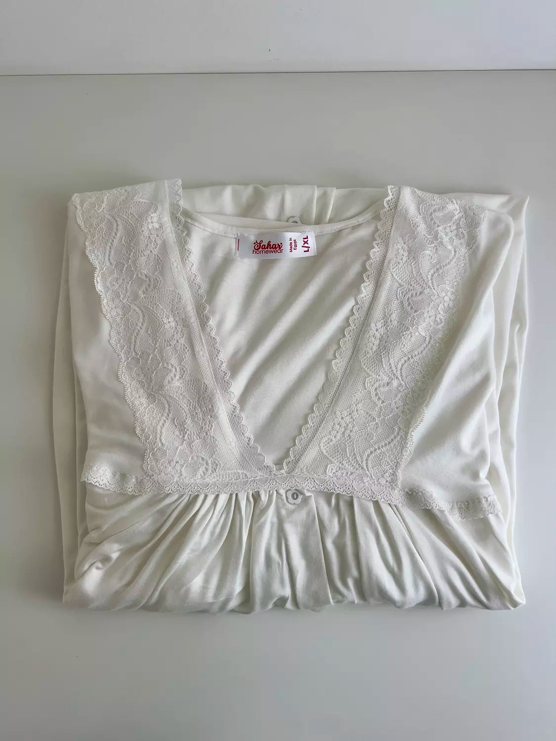 White Lace Nightgown