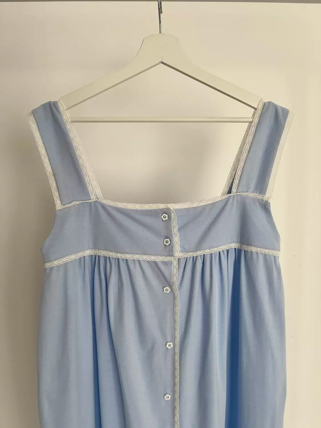 Sky Blue Lace Night Gown