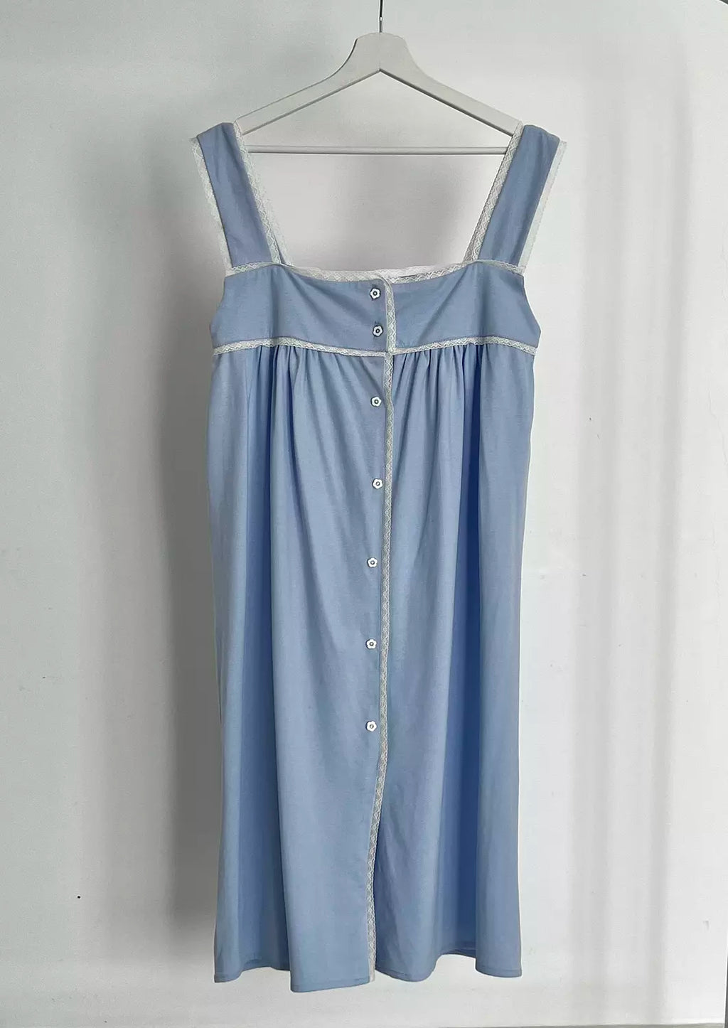 Sky Blue Lace Night Gown